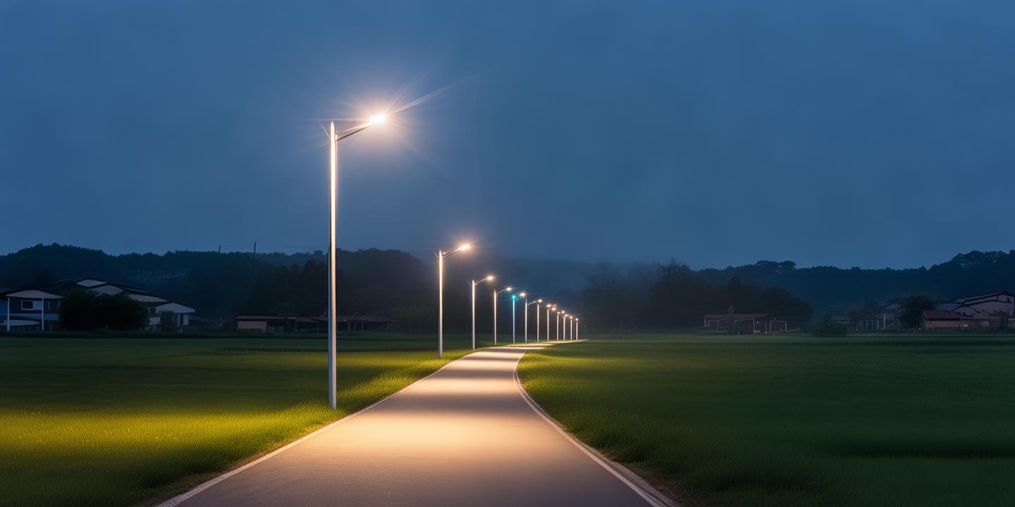 大冶市乡村智慧路灯项目点亮夜间出行路,照亮乡村振兴新篇章