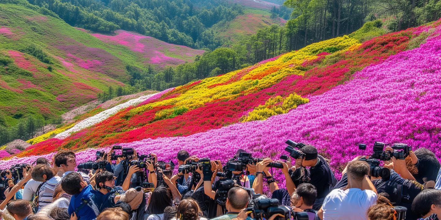 下陆区团城山杜鹃花海摄影大赛盛大开幕,全国摄影爱好者齐聚一堂