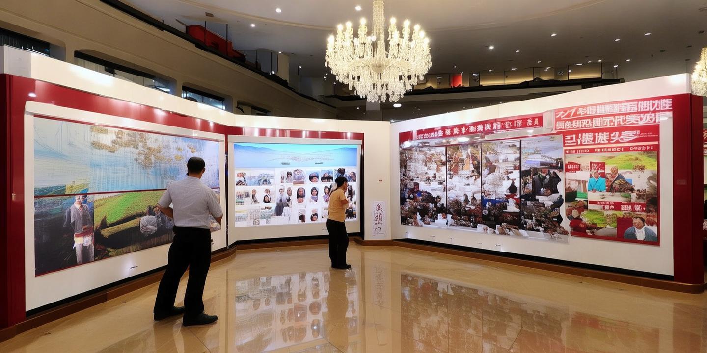 阳新县扶贫攻坚档案文献展在县博物馆隆重开幕